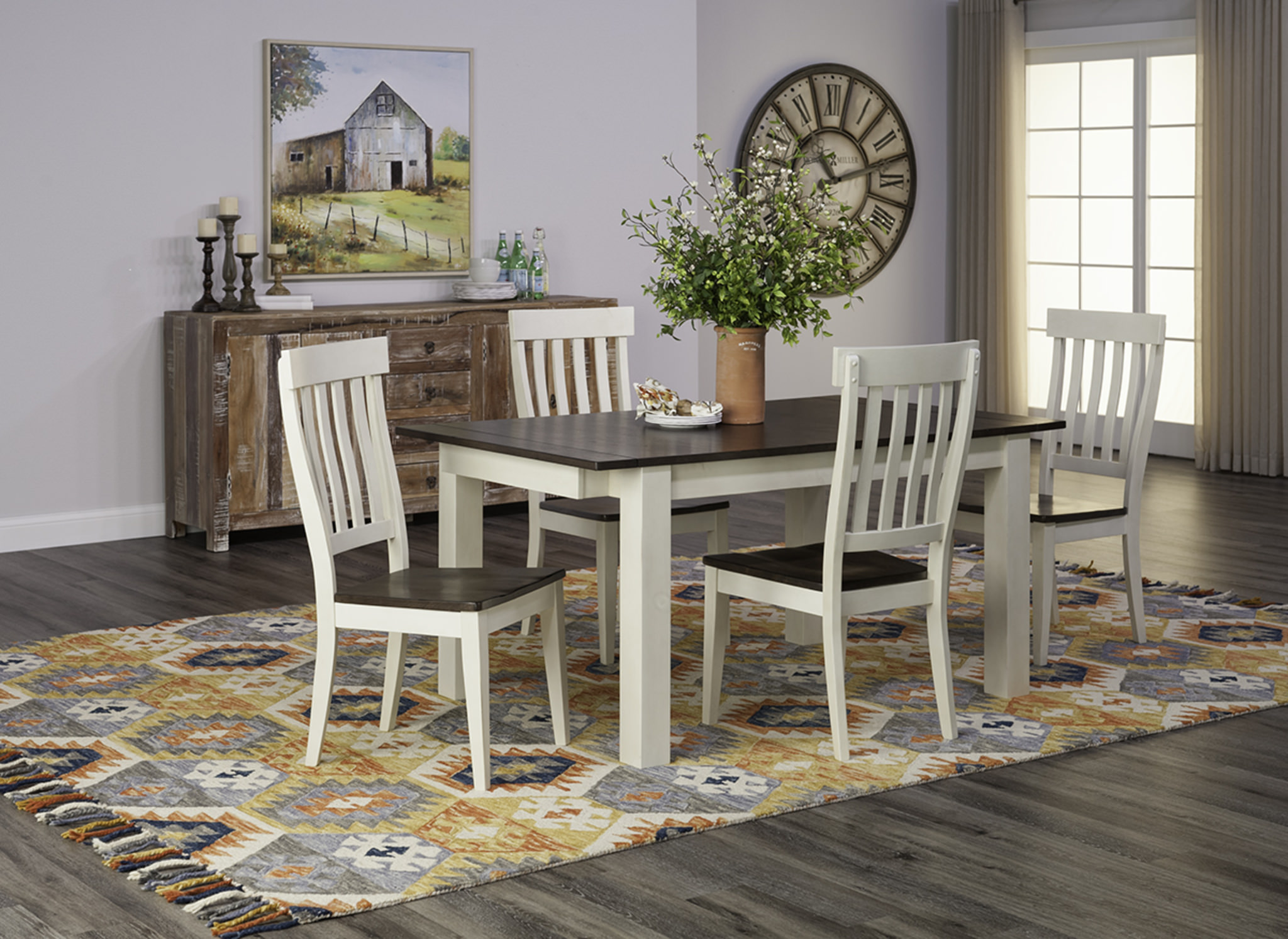 Cabin Furniture Décor Design Blog By Hom A Bright Patterned Rug In Trendy Colors Is The Perfect Starting Point For Your Decor Journey